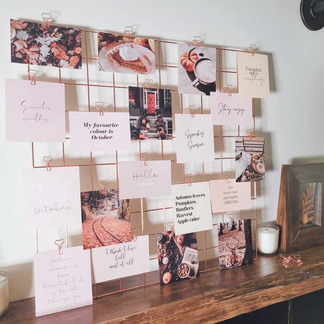Autumn Mood Board Cards