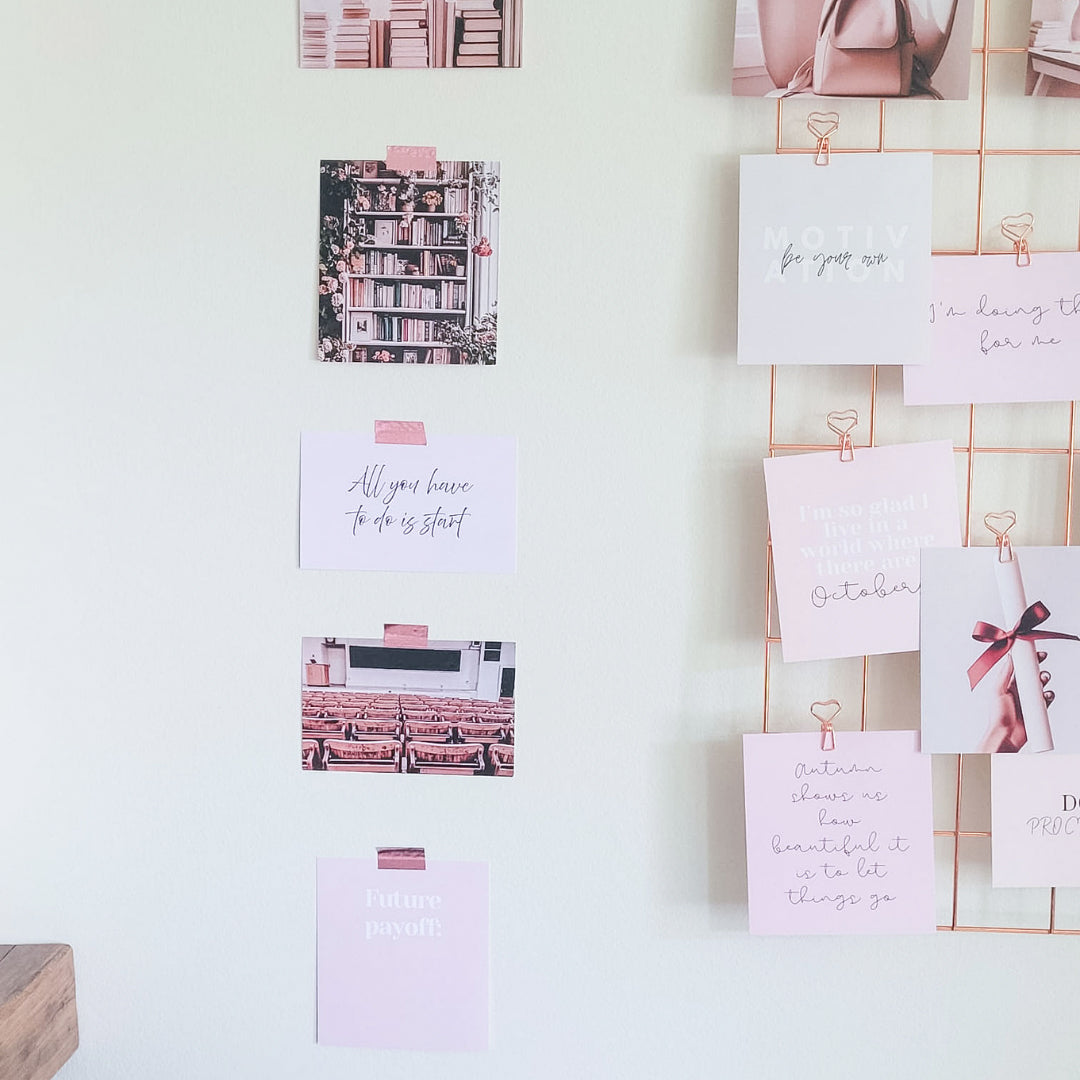 Study Vision Board Cards