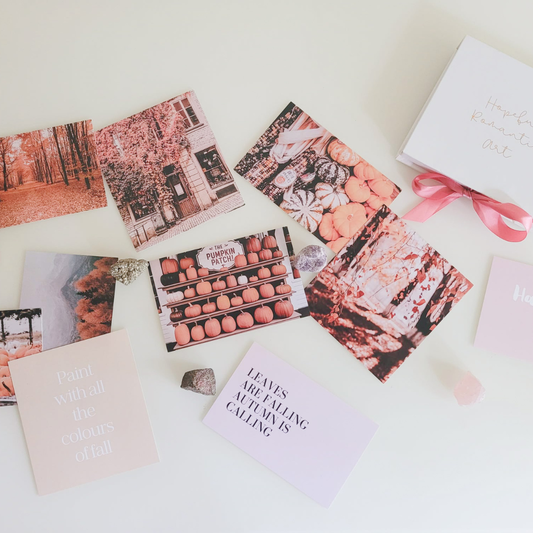 Autumn Mood Board Cards