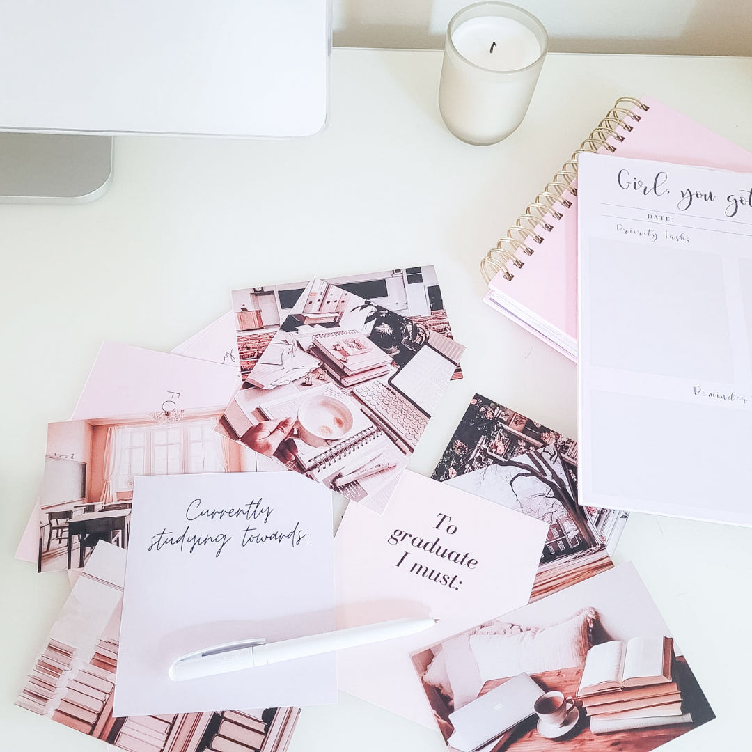 Study Vision Board Cards