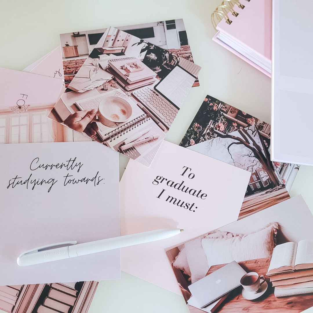 Study Vision Board Cards