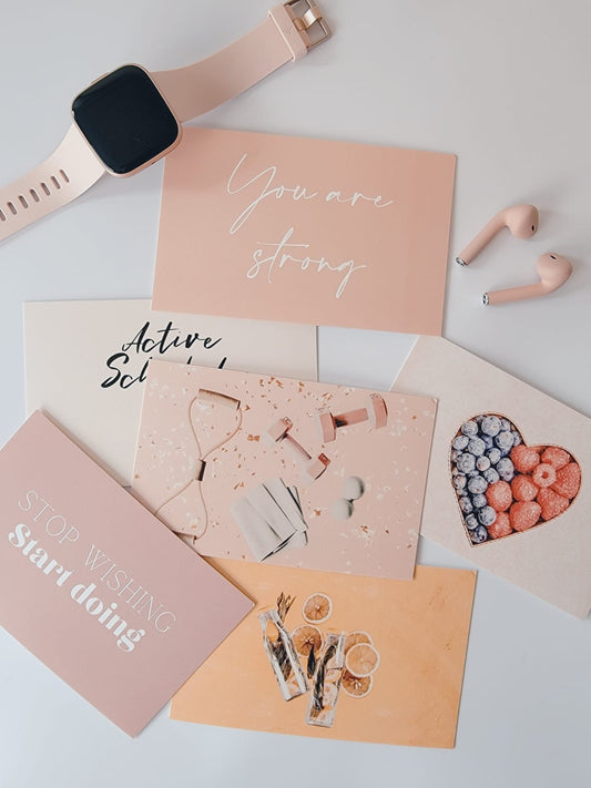 Fitness Vision Board Cards