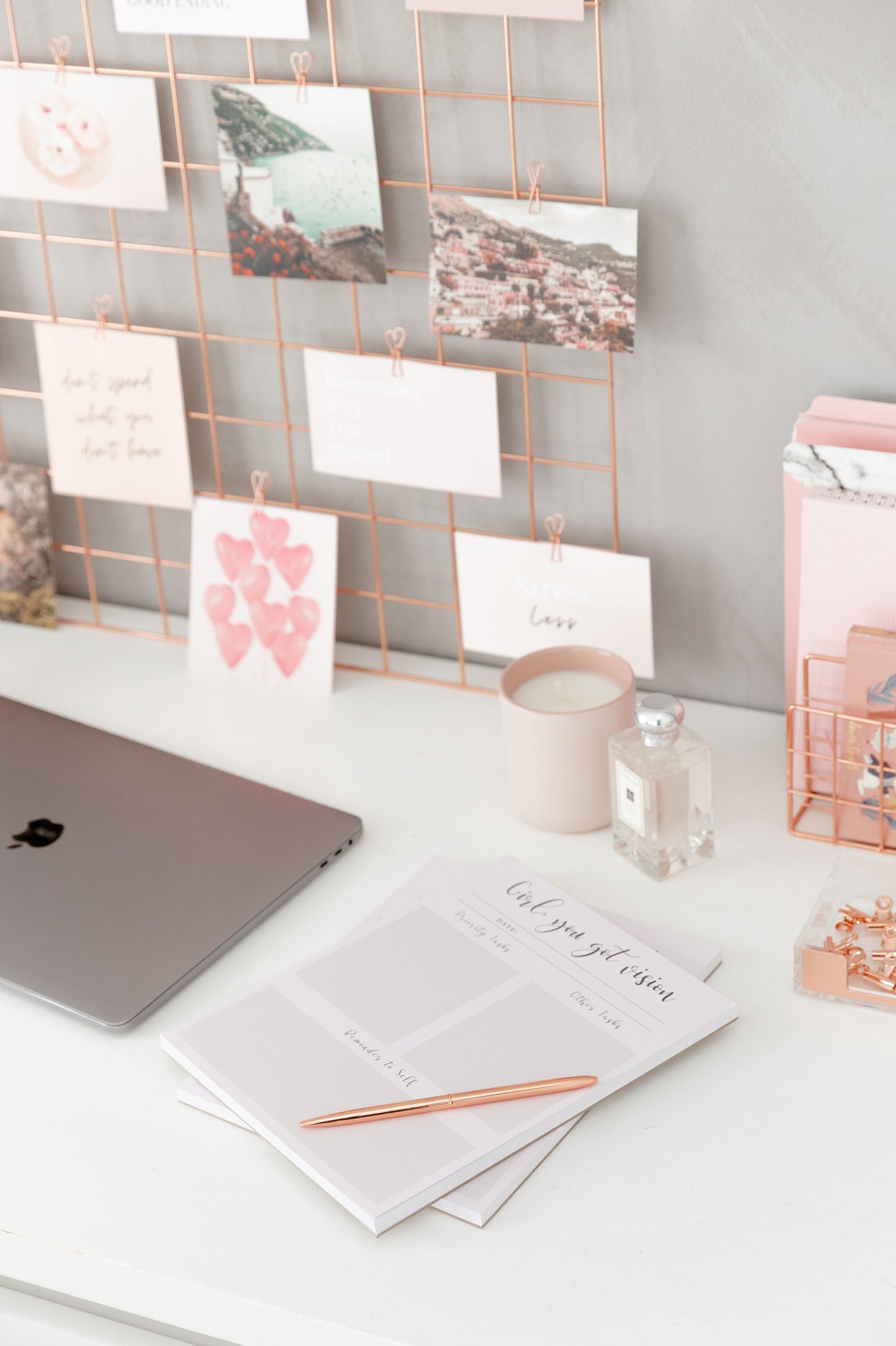 Vision board starter kit packaging, handmade in Canada