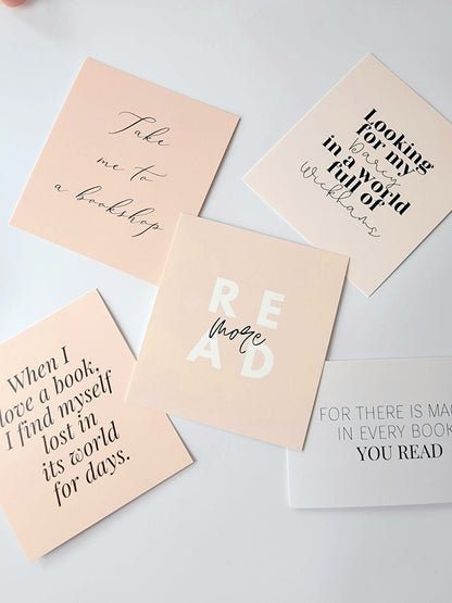 Bookish Vision Board Cards