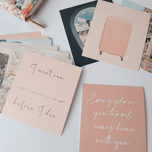 Travel Vision Board Cards