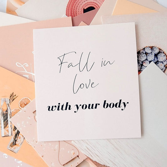 Fitness Vision Board Cards