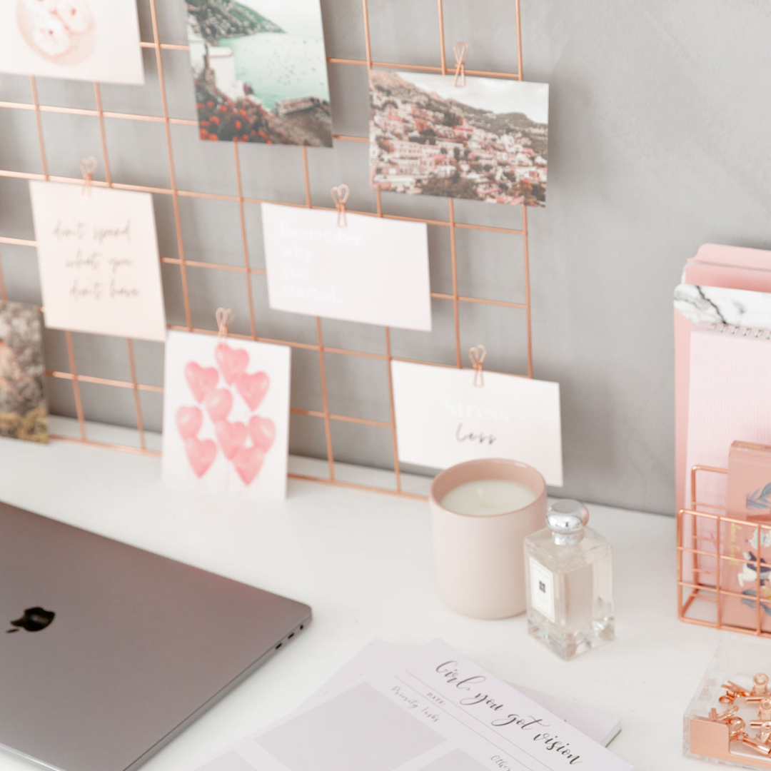 Quote and image cards for mood board inspiration