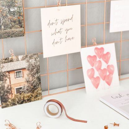 Vision board starter cards for goal setting