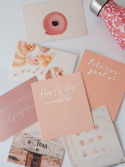 Fitness Vision Board Cards