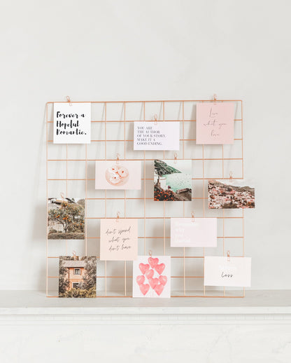 30 vision board cards with quotes and images from starter kit