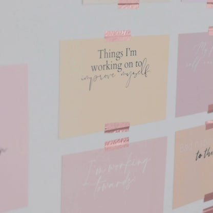 Self-growth Customized Vision Board Cards