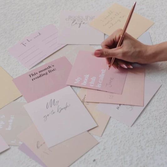 Reading Tracker Cards