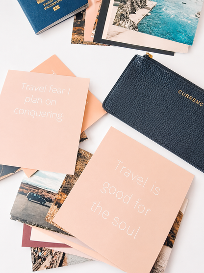 Travel image cards for creating a dreamy vacation mood board